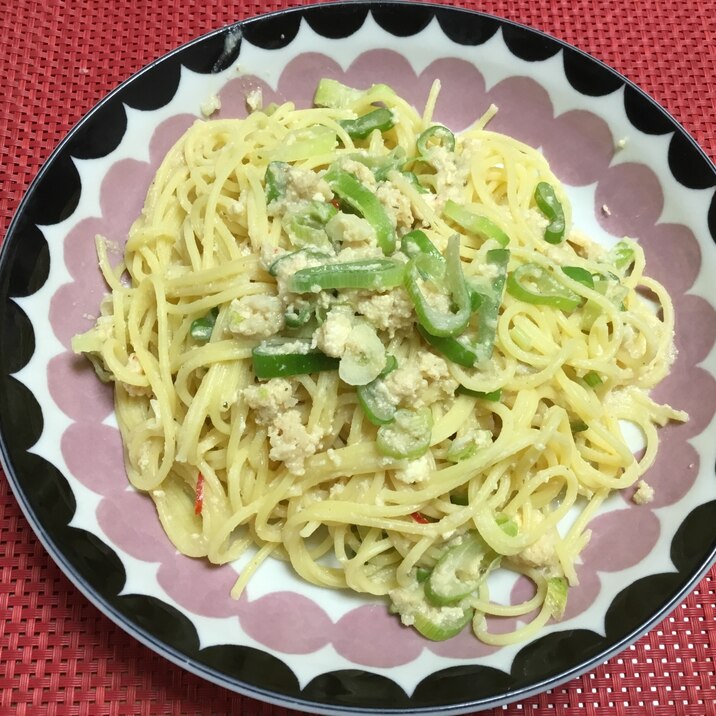 数の子のペペロンチーノパスタ